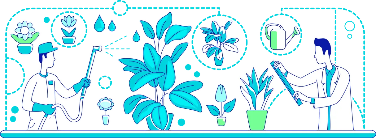 Ingeniería genética de plantas  Ilustración