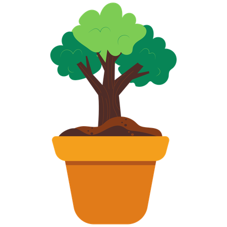 Plantation d'arbres  Illustration