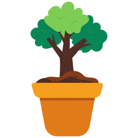 Plantation d'arbres  Illustration