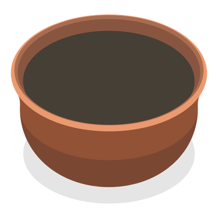 Plants In Pots  Illustration