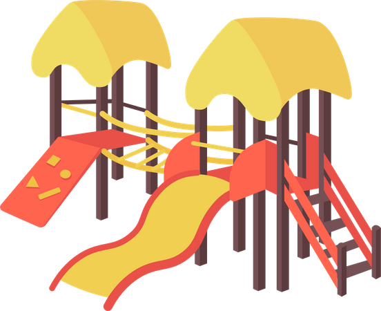 Plastic slides  Illustration