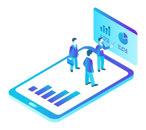 Plataforma de desarrollo en línea  Ilustración