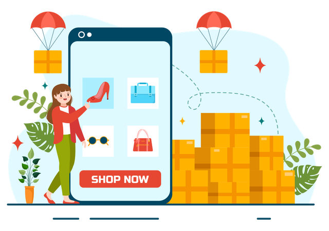 Plataformas de dropshipping  Ilustração