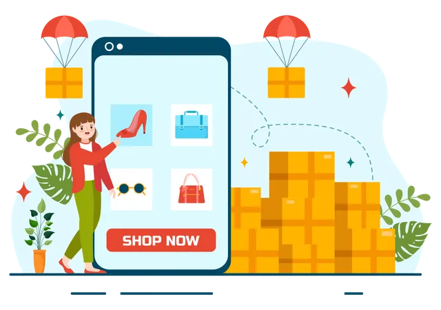 Plataformas de dropshipping  Ilustración