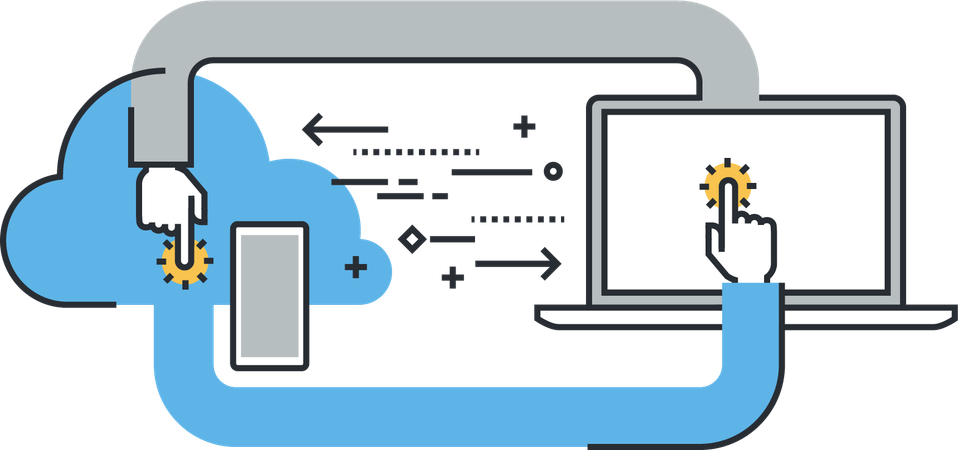 Plateforme de données cloud  Illustration