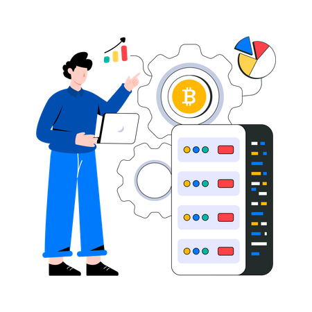 Plateforme de crypto-monnaie  Illustration