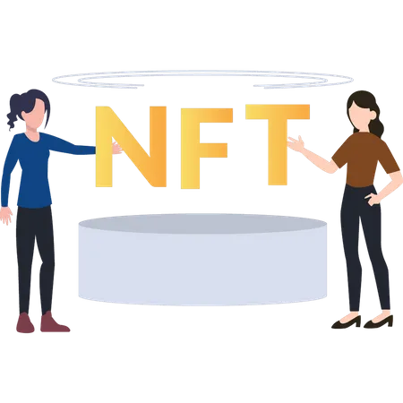 Plateforme nft  Illustration