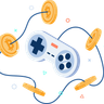 illustration for bitcoin play to earn