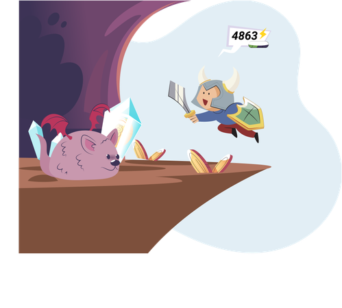 Play to earn video games in which player can receive rewards with real value blockchain projects  Illustration