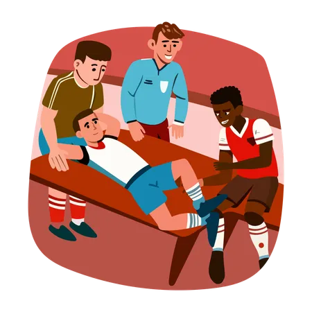 Player Injury  Illustration