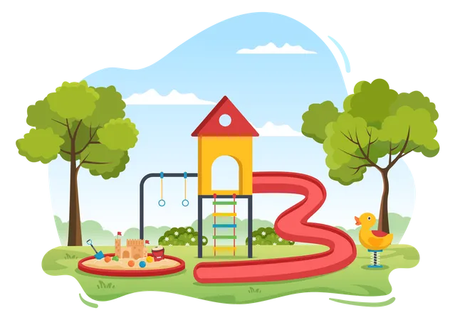Playground  Illustration