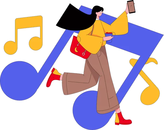 Playlist per ragazze  Illustration