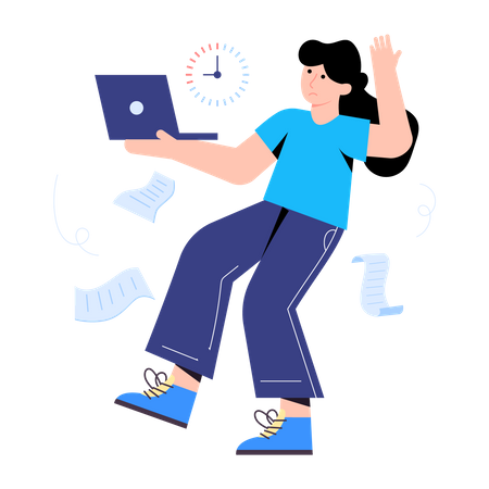 Plazo de trabajo  Ilustración