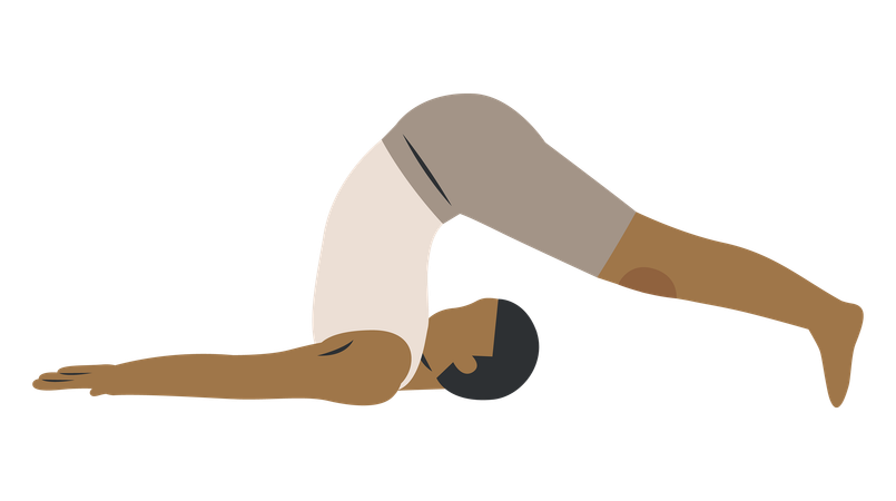 Plough Yoga  Illustration