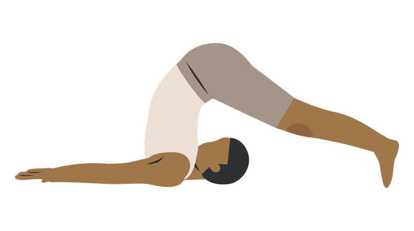 Plough Yoga  Illustration
