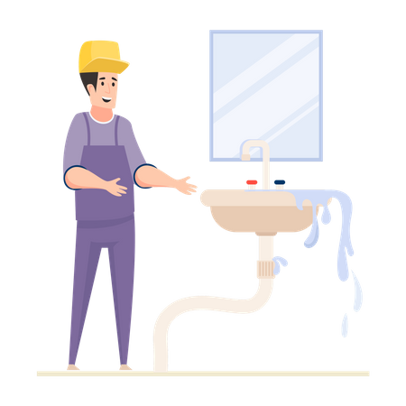 Plumber  Illustration