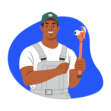 Plumber  Illustration