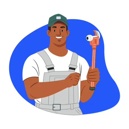 Plumber  Illustration