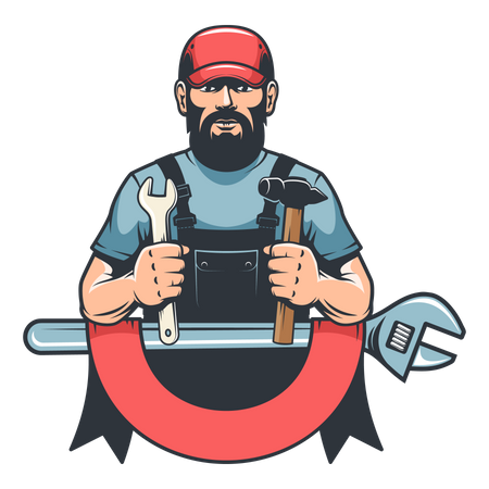 Plumber  Illustration