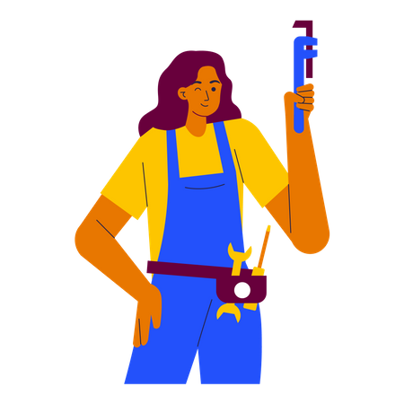 Plumber  Illustration