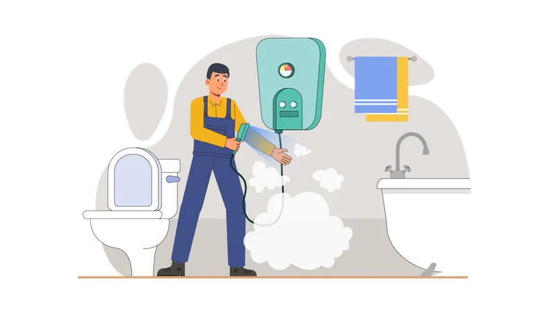 Plumbing Services  Illustration