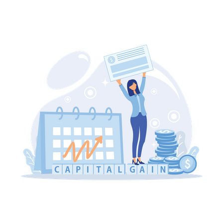 Les gains en capital  Illustration