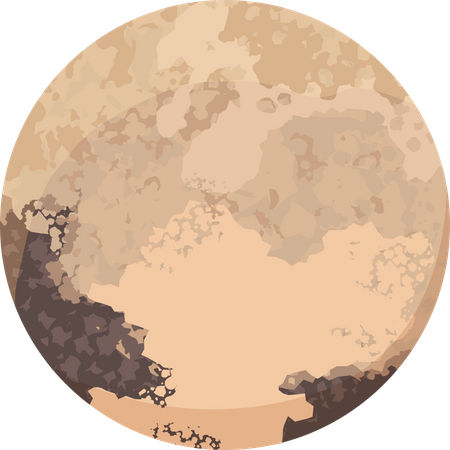 Pluto Planet Illustration