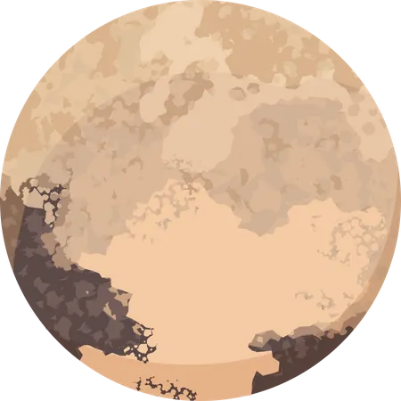 Pluto Planet  Illustration