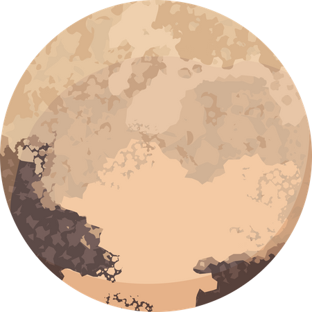 Pluto Planet  Illustration