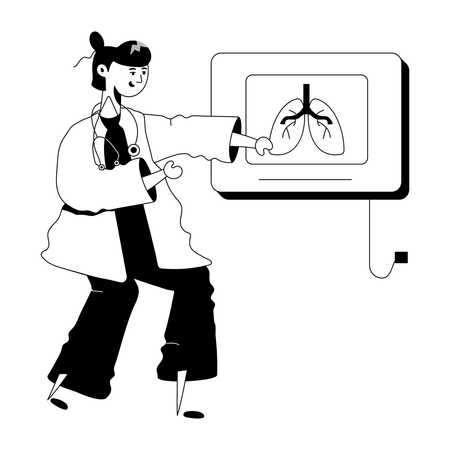 Pneumologue  Illustration