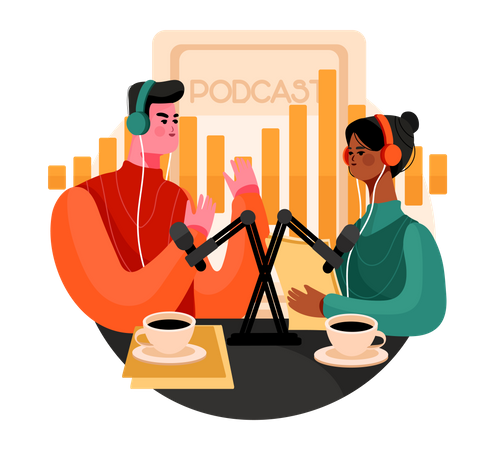 Podcast interview  Illustration