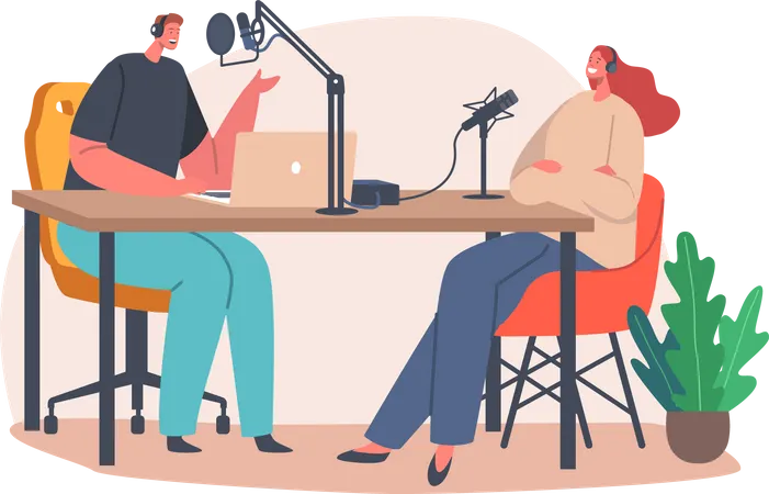 Podcast Interview  Illustration