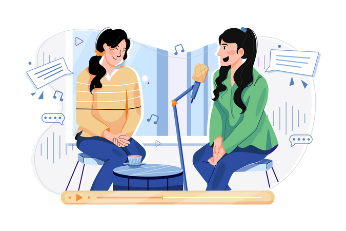 Podcast Interview  Illustration