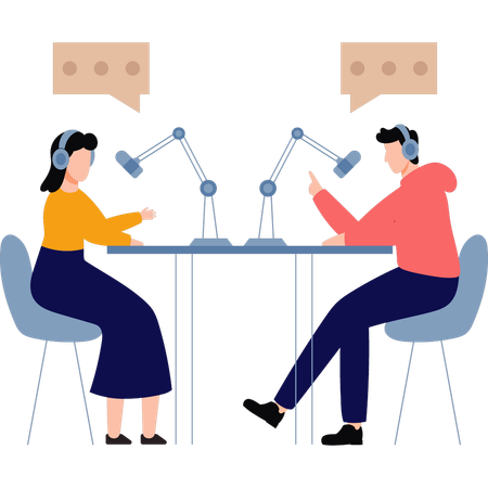 Podcast interview  Illustration