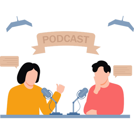 Podcast interview  Illustration