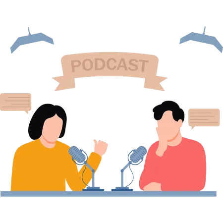 Podcast interview  Illustration