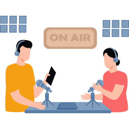 Podcast interview  Illustration