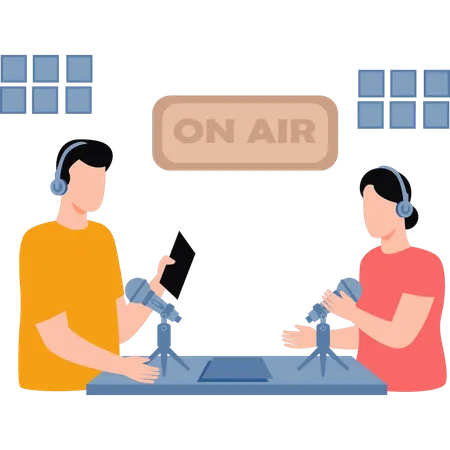 Podcast interview  Illustration