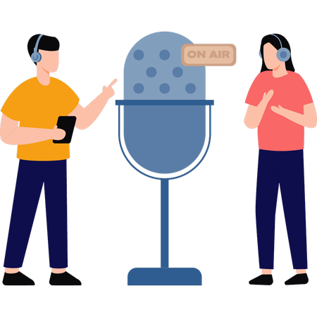 Podcast interview  Illustration