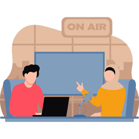 Podcast interview  Illustration