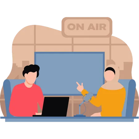 Podcast interview  Illustration