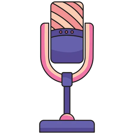 Podcast Mic  Illustration