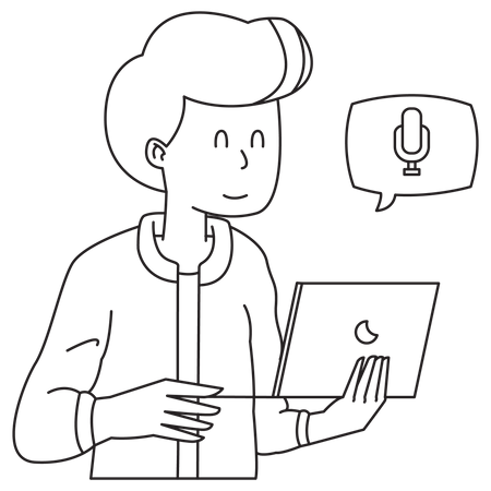 Podcast People Live Podcast  Illustration