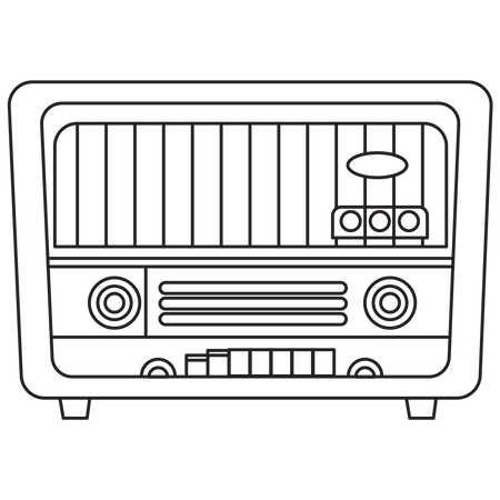 Podcast radio  Illustration