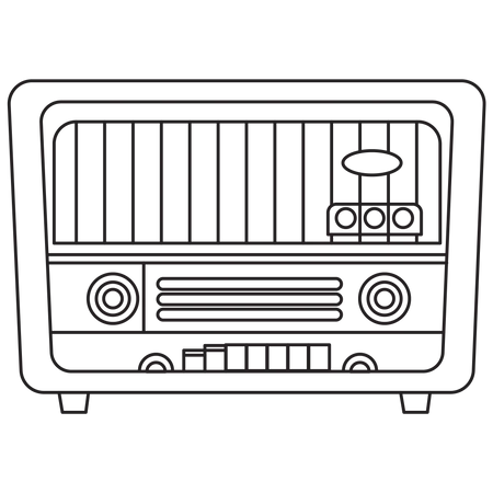 Podcast radio  Illustration