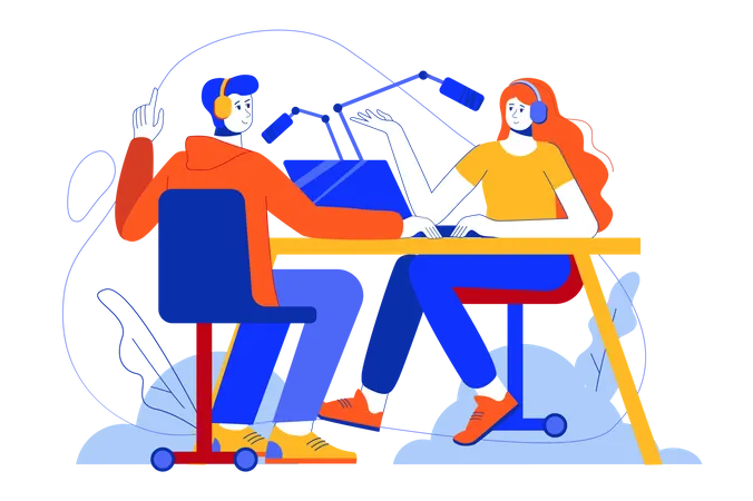 Podcast Show  Illustration