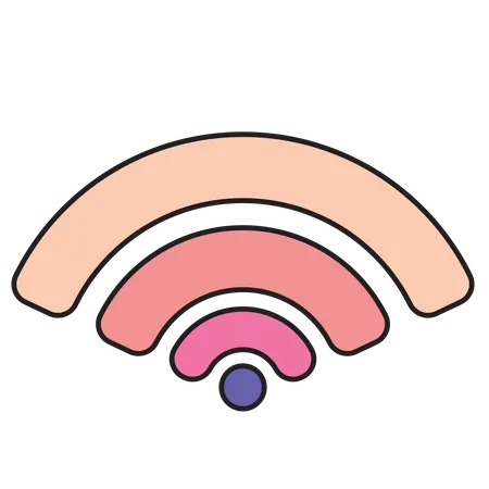 Podcast wifi  Illustration