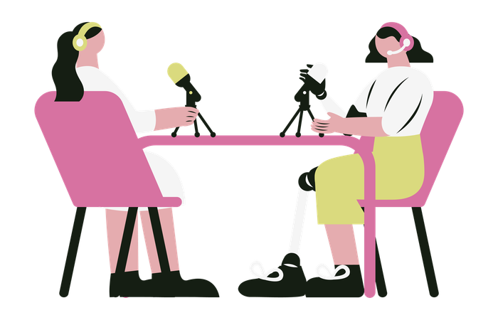 Podcasts sobre discapacidad  Ilustración