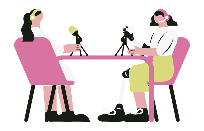 Podcasts sobre discapacidad  Ilustración