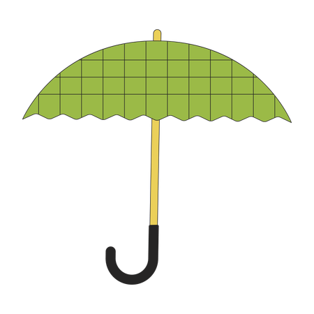 Accessoire poignée parapluie  Illustration